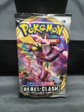 Factory Sealed Pokemon Sword & Shield Rebel Clash 10 Trading Card Booster Pack