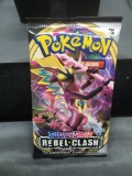 Factory Sealed Pokemon Sword & Shield Rebel Clash 10 Trading Card Booster Pack