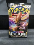 Factory Sealed Pokemon Sword & Shield Rebel Clash 10 Trading Card Booster Pack