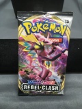 Factory Sealed Pokemon Sword & Shield Rebel Clash 10 Trading Card Booster Pack