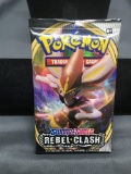 Factory Sealed Pokemon Sword & Shield Rebel Clash 10 Trading Card Booster Pack