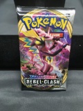 Factory Sealed Pokemon Sword & Shield Rebel Clash 10 Trading Card Booster Pack