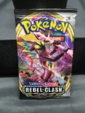 Factory Sealed Pokemon Sword & Shield Rebel Clash 10 Trading Card Booster Pack