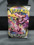 Factory Sealed Pokemon Sword & Shield Rebel Clash 10 Trading Card Booster Pack