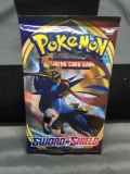 Factory Sealed Pokemon Sword & Shield Base 10 Trading Card Booster Pack