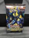 Factory Sealed Konami Yugioh Yu-Gi-Oh! 1st Edition English Phantom Rage 9 Card Booster Pack