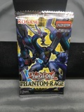 Factory Sealed Konami Yugioh Yu-Gi-Oh! 1st Edition English Phantom Rage 9 Card Booster Pack