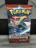 Factory Sealed Pokemon Sun & Moon Crimson Invasion 10 Card Booster Pack