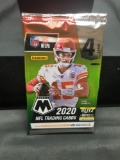 Factory Sealed 2020 Panini Mosaic NFL Football 4 Card Pack - Burrow, Herbert, Tua RC?