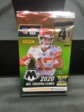 Factory Sealed 2020 Panini Mosaic NFL Football 4 Card Pack - Burrow, Herbert, Tua RC?