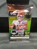 Factory Sealed 2020 Panini Mosaic NFL Football 4 Card Pack - Burrow, Herbert, Tua RC?