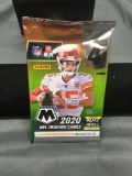 Factory Sealed 2020 Panini Mosaic NFL Football 4 Card Pack - Burrow, Herbert, Tua RC?