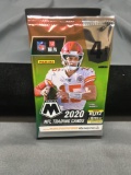 Factory Sealed 2020 Panini Mosaic NFL Football 4 Card Pack - Burrow, Herbert, Tua RC?