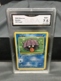 GMA Graded 1999 Pokemon Fossil Shellder 54/62 Trading Card NM 7.5