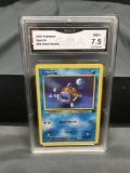 GMA Graded 2000 Pokemon Team Rocket Pokemon Card - Squirtle - NM 7.5