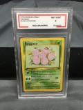 BSG Graded 1999 Pokemon Jungle 1st Edition Exeggcute 52/64 - NM-MT 8