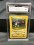 GMA Graded 1999 Pokemon Base Set Unlimited Magnemite 53/102 - NM-MT 8