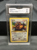 GMA Graded 1999 Pokemon Jungle 1st Edition Tauros 47/64 - Mint 9