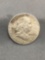 1960-D United States Franklin Silver Half Dollar - 90% Silver Coin