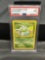 PSA Graded 1999 Pokemon Base Set Unlimited #44 BULBASAUR Trading Card - MINT 9