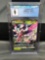 CGC Graded 2017 Pokemon Sun & Moon #15 LURANTIS GX Holofoil Rare Trading Card - MINT 9