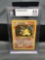 BGS Graded 2000 Base 2 Set #4 CHARIZARD Holofoil Rare Trading Card - EX+ 5.5