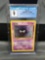 CGC Graded 1999 Pokemon Base Set Unlimited #50 GASTLY Trading Card - MINT 9