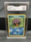 GMA Graded 1999 Pokemon Fossil 1st Edition #54 SHELLDER Trading Card - NM-MT+ 8.5