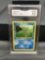 GMA Graded 1999 Pokemon Fossil 1st Edition #49 HORSEA Trading Card - NM-MT+ 8.5