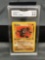 GMA Graded 1999 Pokemon Fossil 1st Edition #47 GEODUDE Trading Card - NM-MT+ 8.5