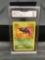 GMA Graded 1999 Pokemon Fossil 1st Edition #57 ZUBAT Trading Card - MINT 9