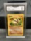 GMA Graded 1999 Pokemon Jungle 1st Edition #55 MANKEY Trading Card - MINT 9
