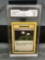 GMA Graded 1999 Pokemon Fossil 1st Edition #60 GAMBLER Trading Card - GEM MINT 10