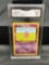 GMA Graded 1999 Pokemon Fossil 1st Edition #55 SLOWPOKE Trading Card - GEM MINT 10