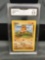 GMA Graded 1999 Pokemon Base Set Unlimited #47 DIGLETT Trading Card - EX+ 5.5