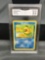 GMA Graded 1999 Pokemon Fossil Unlimited #53 PSYDUCK Trading Card - NM-MT+ 8.5