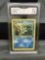 GMA Graded 1999 Pokemon Fossil Unlimited #40 OMASTAR Trading Card - NM+ 7.5