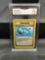 GMA Graded 1999 Pokemon Fossil Unlimited #59 ENERGY SEARCH Trading Card - NM+ 7.5