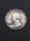 1934 United States Washington Silver Quarter - 90% Silver Coin from Estate