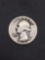 1936-D United States Washington Silver Quarter - 90% Silver Coin from Estate