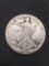 1916 United States Walking Liberty Silver Half Dollar - 90% Silver Coin from Estate