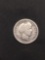 1911 United States Barber Silver Dime - 90% Silver Coin