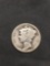 1919-D United States Mercury Silver Dime - 90% Silver Coin from Estate