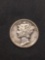 1931-D United States Mercury Silver Dime - 90% Silver Coin from Estate