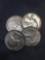 4 Count Lot of United States Washington Silver Quarters - 90% Silver Coins from Estate