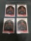 4 Card Lot of 1989-90 Hoops #310 DAVID ROBINSON Spurs ROOKIE Basketball Cards