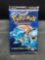 Sealed Pokemon Base Set Unlimited 11 Card Booster Pack - Blastoise Art - 20.8 Grams