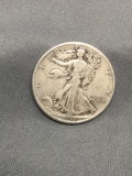 1944 United States Walking Liberty Silver Half Dollar - 90% Silver Coin