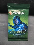 Factory Sealed Magic the Gathering ZENDIKAR RISING 15 Card Draft Booster Pack