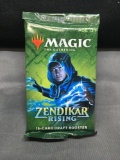 Factory Sealed Magic the Gathering ZENDIKAR RISING 15 Card Draft Booster Pack